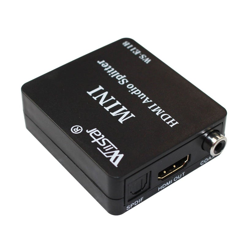 Wiistar HDMI Audio Extractor HDMI to HD and Optical TOSLINK SPDIF Coaxial + 3.5mm Stereo Splitter Converter for DVD HDTV PS4 - Image 5